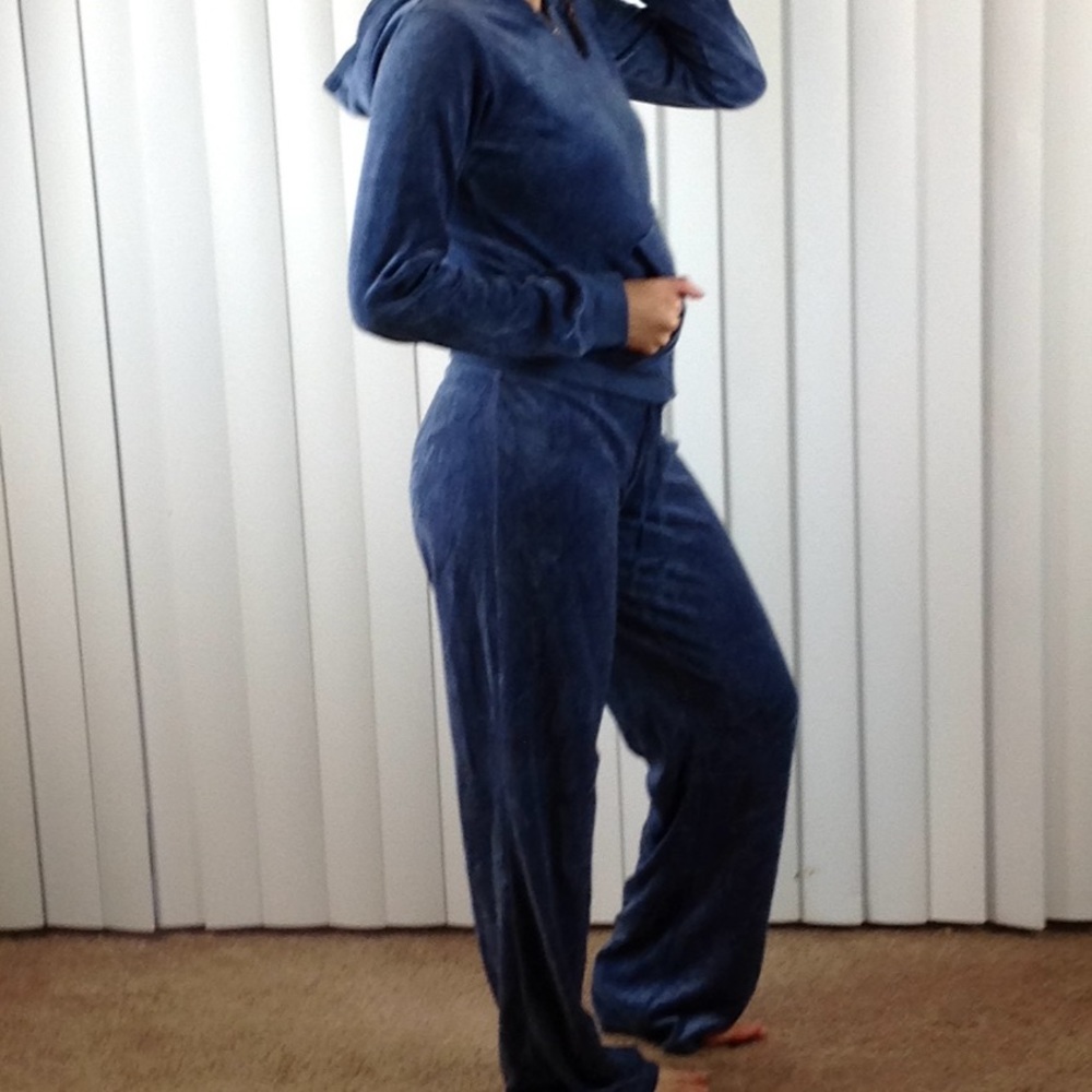 Moda Intl Women's Velour Sweat Pant's Size Small